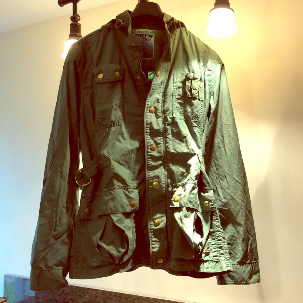 RARE PRPS COTTON JACKET WITH GOLD DETAIL